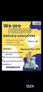 Delivery boy executive