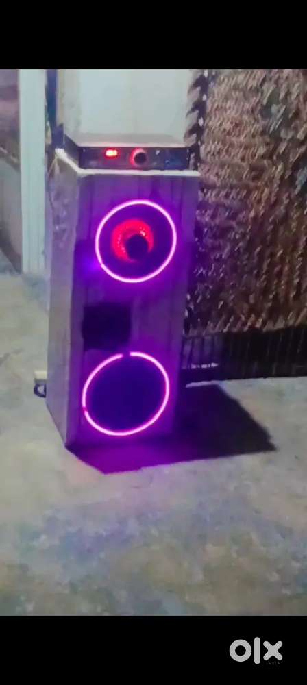 2 speakers 10inchi 12inchi with amplifier achi volume Hai need money