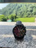 Casio Edifice Solar Watch – Black Dial, Stripe Strap