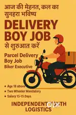 Karnal Haryana Parcel Delivery Job Biker Executive