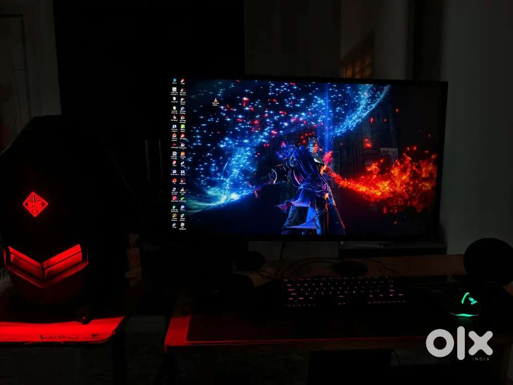 HP OMEN Gaming pc (desktop) with 4K Monitor and Graphics card (GPU)