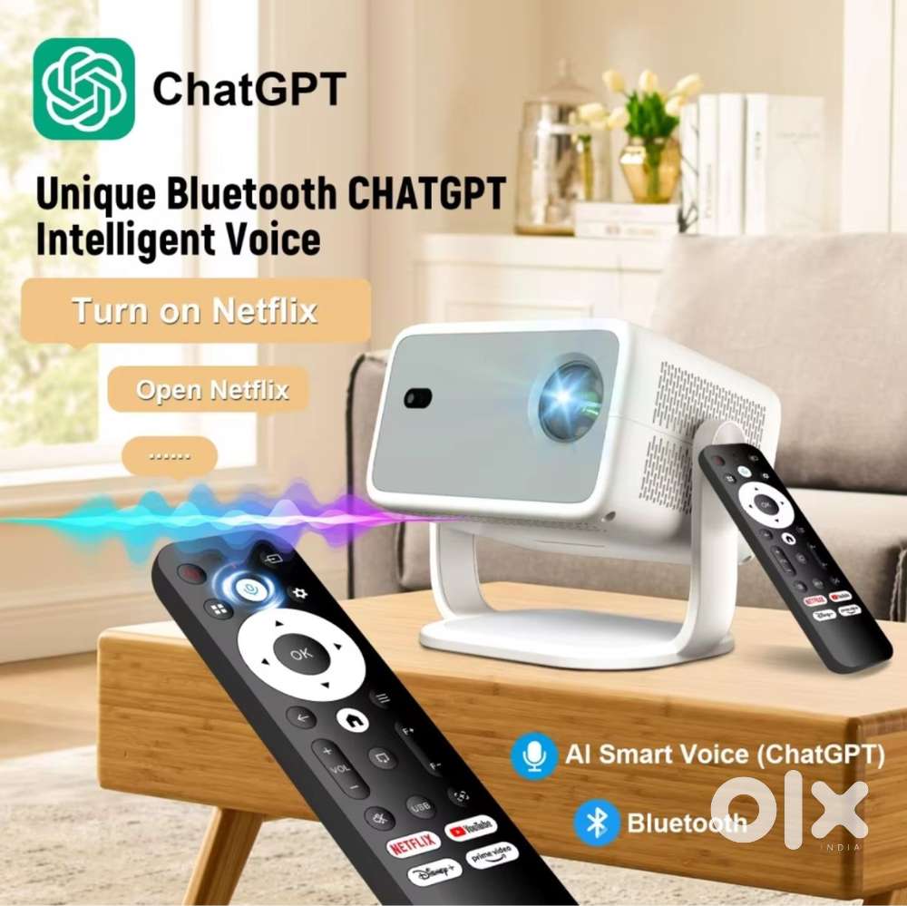 Automatic Focus Voice Control With Netflix License Smart Projector