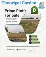 Residential plot available for sale at Kovilpalayam Near