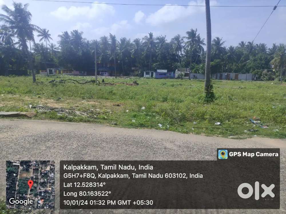 LAND FOR SALE NEAR KALPAKKAM  BEACH