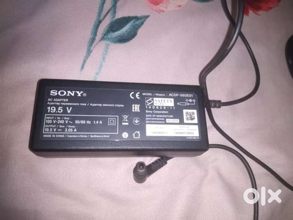 Sony Adapter 19.5 V