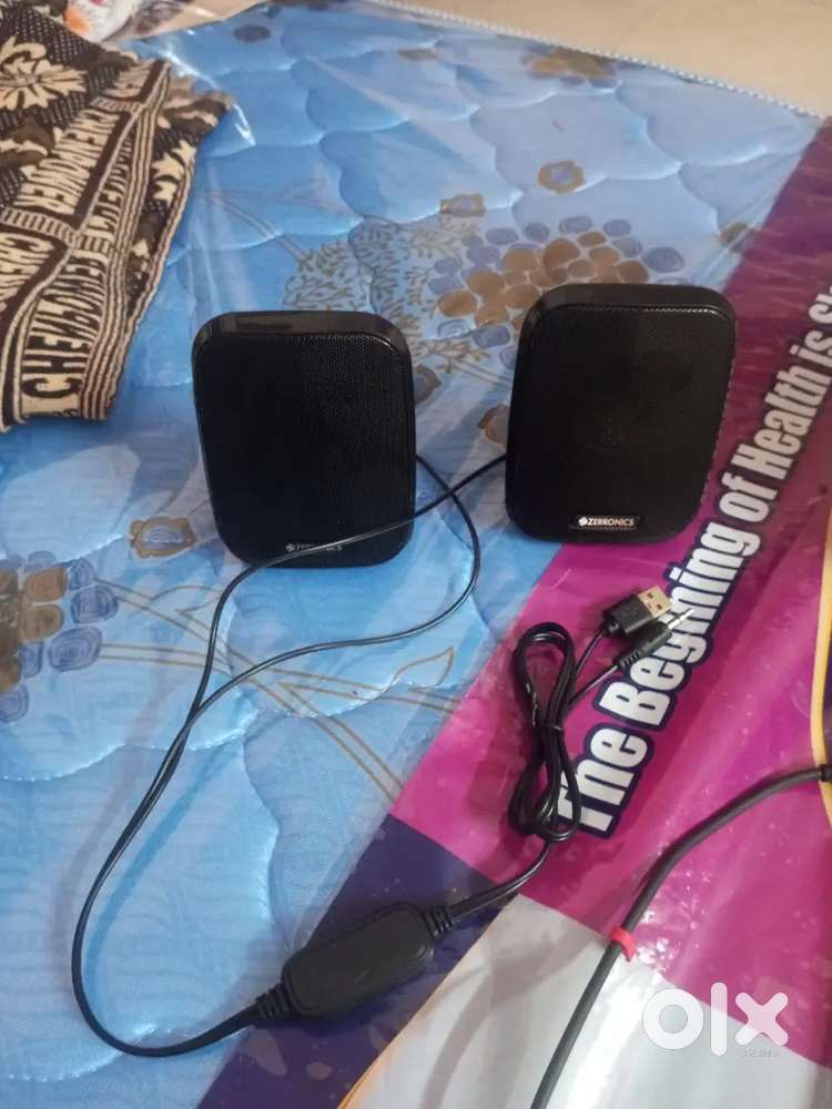 ZEBRONICS Fame, 2.0 USB Computer Speakers, 5 Watts, USB Powered