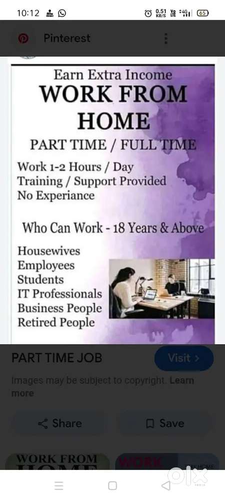 Work from home  opportunity