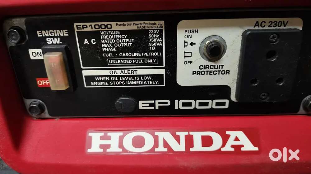 EP1000 HONDA GENERATOR