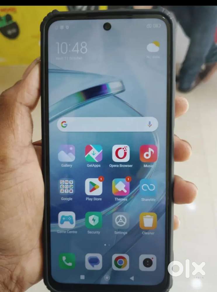 Redmi 12 5g, black colour, 128 GB storage 6gb Ram