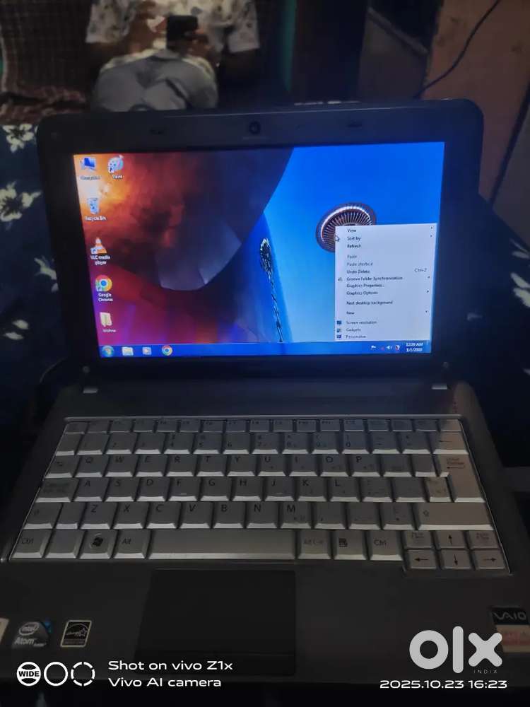 Laptop Sony not pad