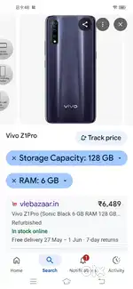 Vivo Z1 pro 4/64 Black