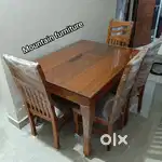 Mountain furniture new brand sheesham wood 4seater dining table