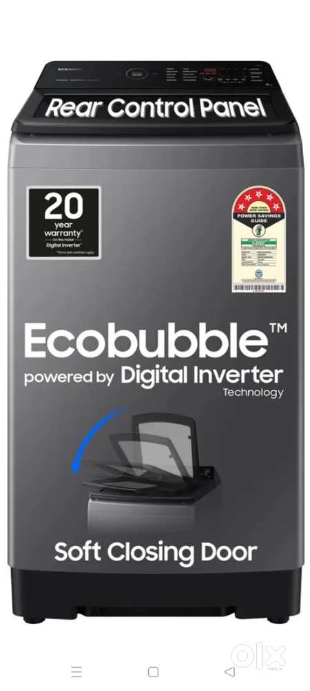 Top load  9 kg samsung washesing mashine