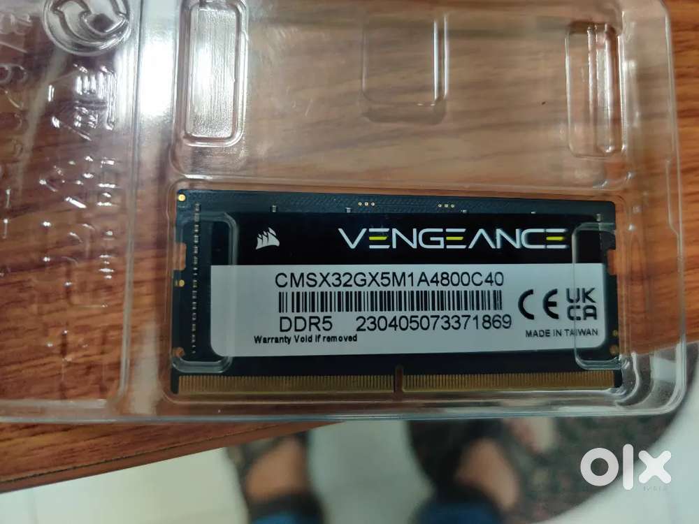 new DDR5 32 GB RAM of laptop