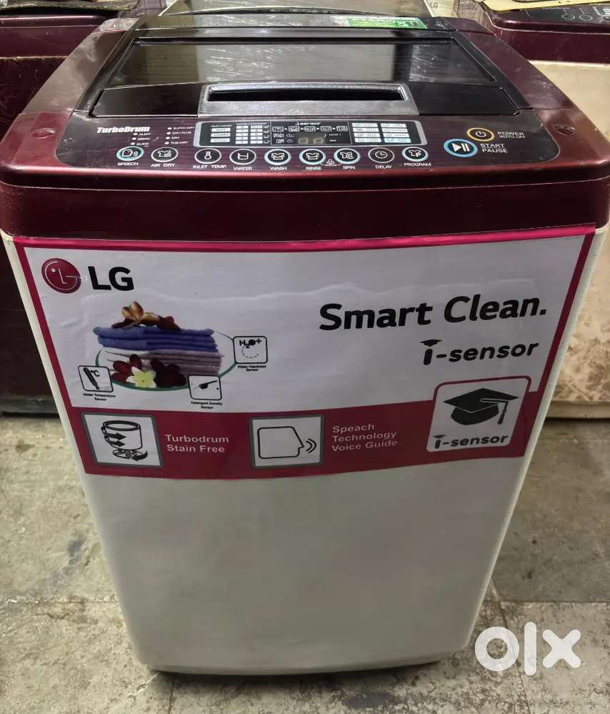 Rarly used L.G 6.5 kg turbo fully automatic washing machine