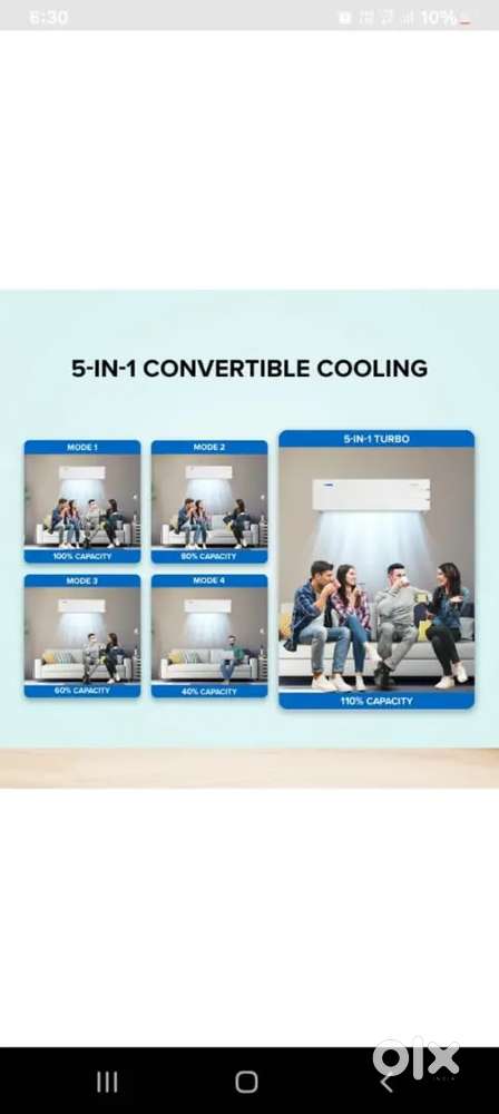 Bluestar 2025 Model 1.5 Ton 3 Star Split Inverter AC -White