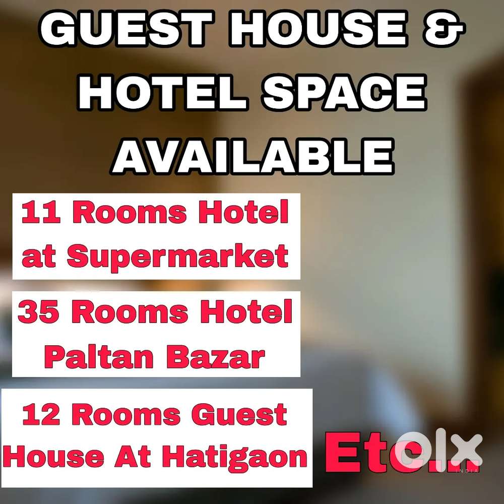 Fully Furnished Hotel And Guest House Available