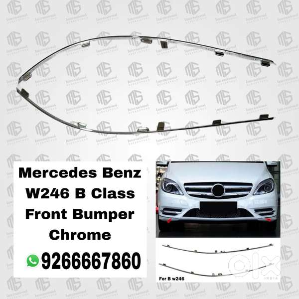 Mercedes Benz W246 B Class Front Bumper Chrome