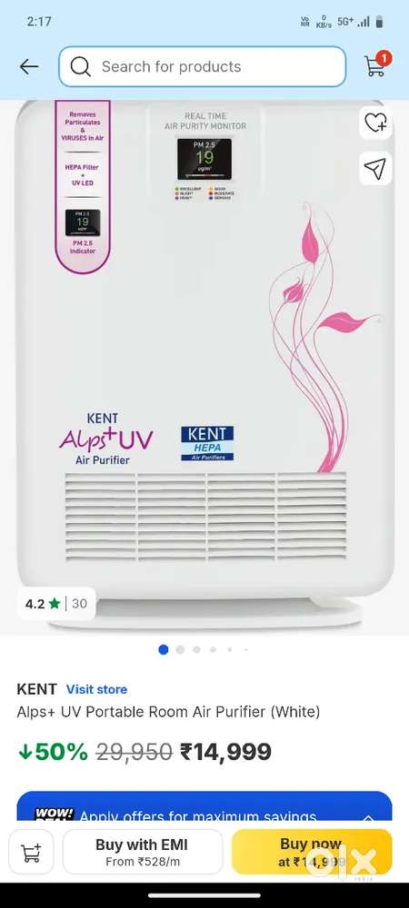 Kent air purifier