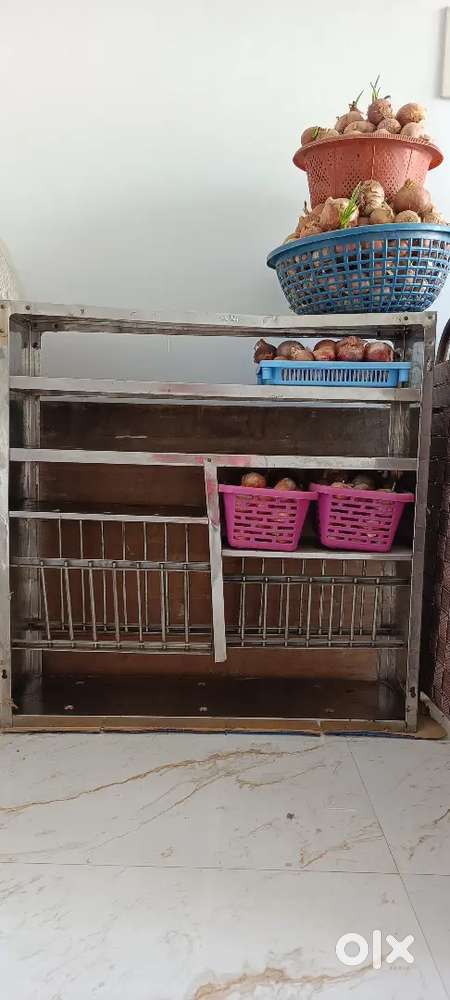 Big steel utensil rack  good condition