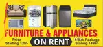 Furniture Appliances on Rent best offer