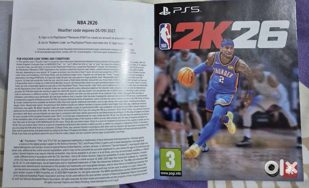 NBA 2K26 Voucher Code.