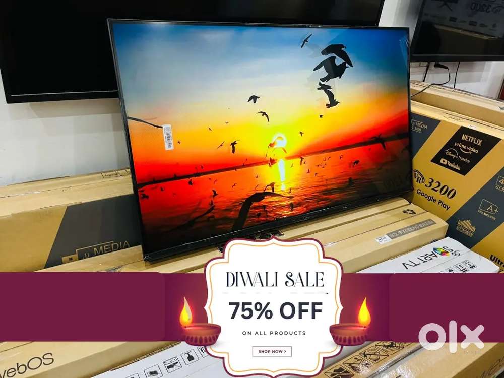 Diwali Special 43 Smart Android LED TV  Brand New + Free Gift Offer