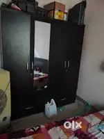 Wooden Wardrobe of Home Town Brand 4 doors with mirror
