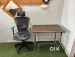Brand new wooden study table and chair combo