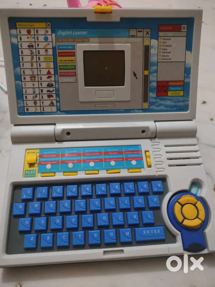 Kids laptop,piano,bubble maker