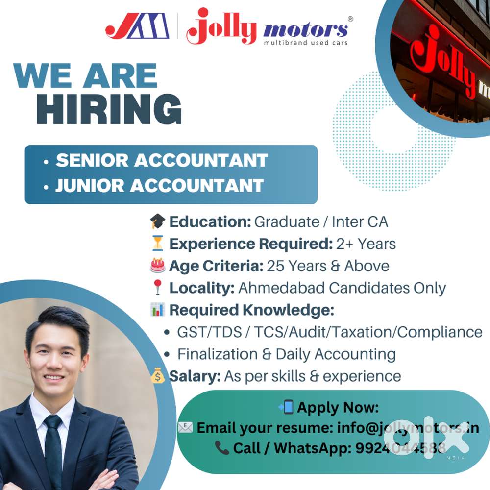 Urgent Hiring Accountant