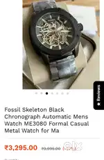 Fossil fully Automatic  mechanical watch