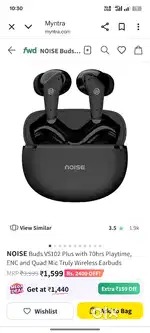 Noise vs 102plus earbuds