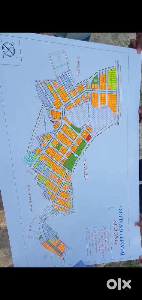 प्लॉट ही प्लॉट सस्ते दाम पर आप के लेकर आए हैं pink city gwalior में