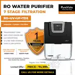Premium RO Water Purifier 7 Stages Filter, 1 year Warranty