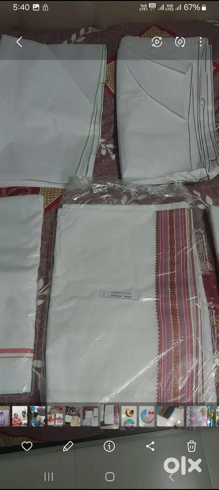 Brand New Dhoti and Pant Piece Shirt piece.