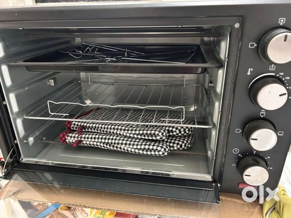 AGARO Marvel 38 Liters Oven Toaster Griller, Black, 3 Heating Mode