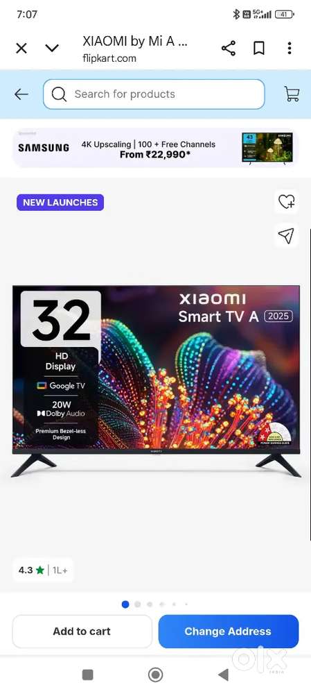 Mi 32inch 4yrs old