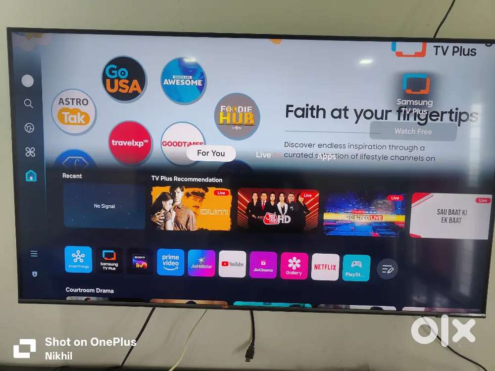 Samsung QLED Smart TV with 2 years extended warrant