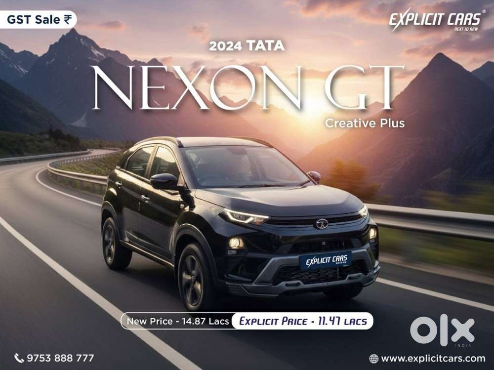 Tata Nexon Creative Plus 1.2 Revotron Petrol 7DCA DT, 2024, Petrol