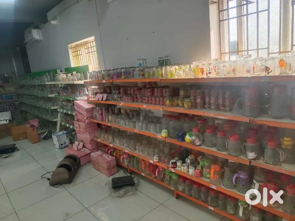 Glass tumblers and other items for cheap price ,, showroom shifting