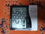 HTC-1 Digital Temperature Humidity Meter with clock Big LCD Display