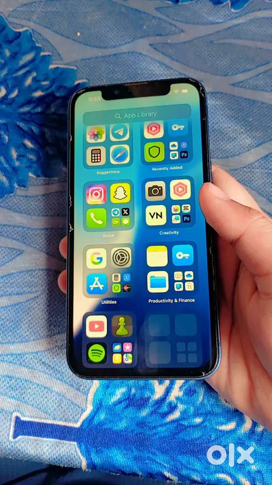 Original APPLE iPHONE 13 128 GB MIDNIGHTBLUE