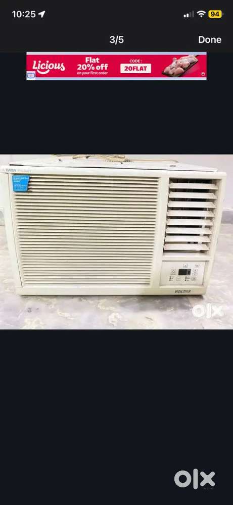 Voltas 1ton orignal punch window ac