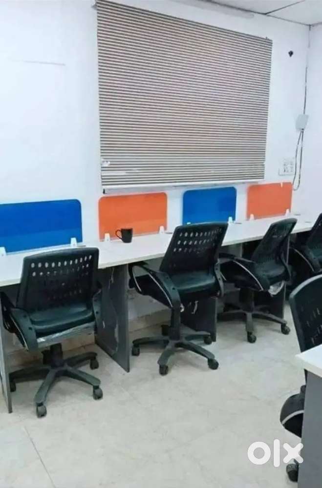 1Boss Cabin+4workstation.Full Furnished Office For Rent In Noida Sec 2