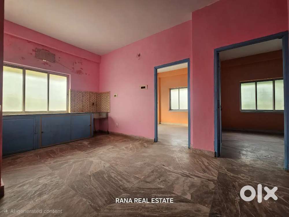 Couples friendly 2bhk 2nd floor separate flat rent in behala bakultala