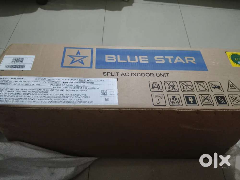 Blue Star IA318QKU 1.5 Ton 3 Star 5 in 1 Convertible Inverter Split AC