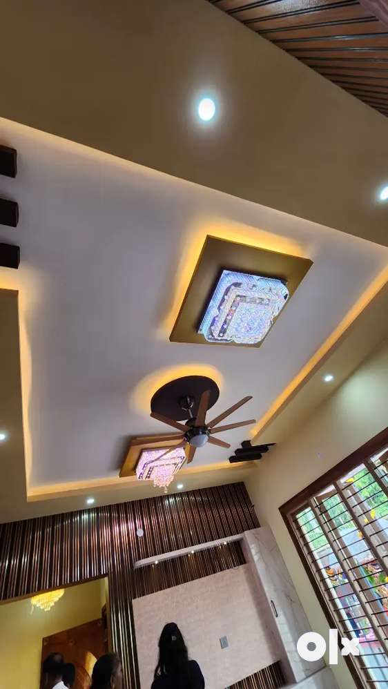 Gypsum false ceiling (55rs)