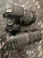 canon 1200d with 2 kit lens