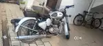 Royal Enfield classic 350 silver colour